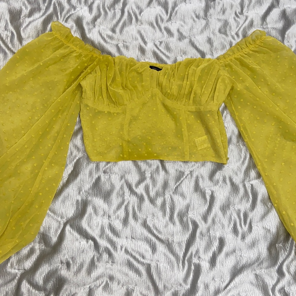Yellow blouse